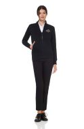    K4011-Felpa donnafull zip nero