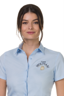   k532-Camicia donna MM elasticizzata azzurro