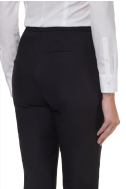    K731-Pantalone donna elegante nero