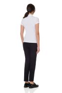    K255-BIANCO-Polo Donna Bianca