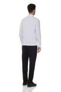    K256-Polo uomo manica lunga bianco
