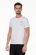    K3025IC-BIANCO-T-shirts Uomo Bianca BIO-7