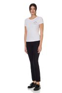    K3026IC-BIANCO-T-shirt Donna Bianca BIO