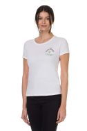    K3026IC-BIANCO-T-shirt Donna Bianca BIO