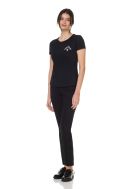    K3026IC-NERO-T-shirt Donna Nera