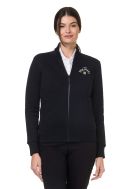    K4011-Felpa donnafull zip nero