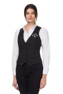    K502-Gilet donna elegante nero