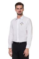    K529-Camicia uomo ML  elasticizzata bianco