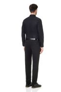    K529-Camicia uomo ML elasticizzata nero