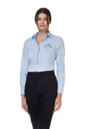    K530-Camicia donna ML elasticizzata azzurro