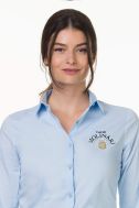    K530-Camicia donna ML elasticizzata azzurro