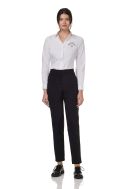    K530-Camicia donna ML elasticizzata bianco