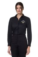    K530-Camicia donna ML elasticizzata nero