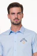    k531-Camicia uomo MM elasticizzata azzurro