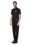    k531-Camicia uomo MM elasticizzata nero