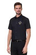    k531-Camicia uomo MM elasticizzata nero