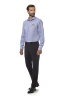    1100-F170-10-AZZURRO-Camicia Uomo Azzurra No Stiro