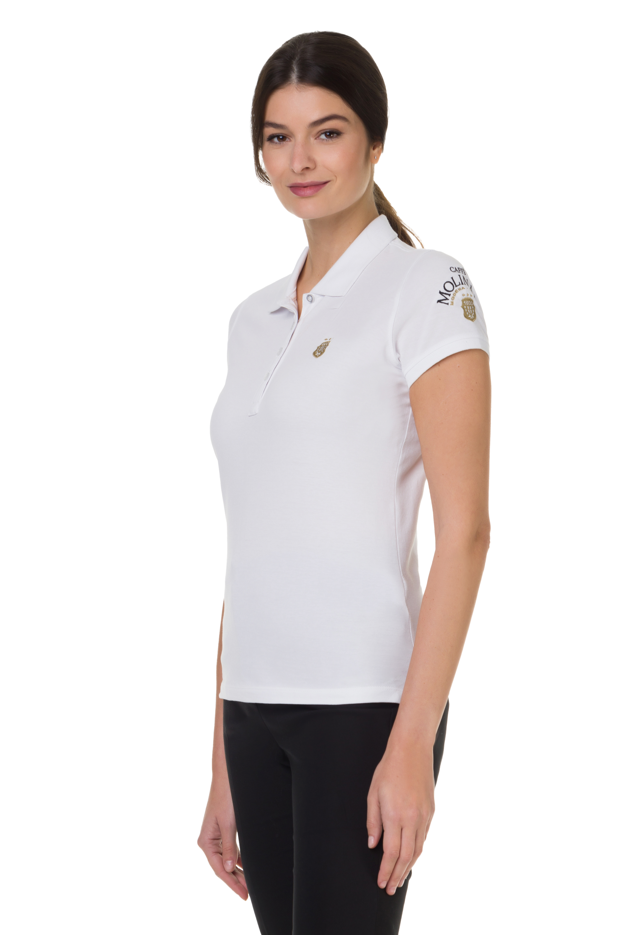    K255-BIANCO-Polo Donna Bianca
