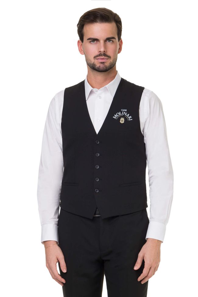    K501-Gilet uomo elegante nero